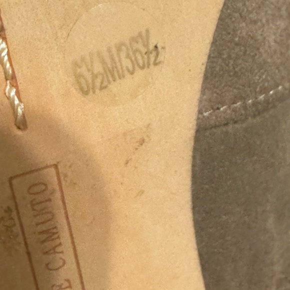 Vince Camuto Cherline Brown Suede Leather Over the Knee Boots SZ 6.5 - Picture 10 of 13